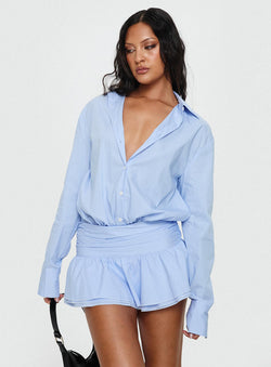 ALDRIX BLUE MINI SUMMER DRESS