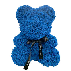 2024 Rose Bear Teddy - 40cm Heart-Shaped Artificial Rose Bear for Women | Perfect Valentine’s Day Gift"