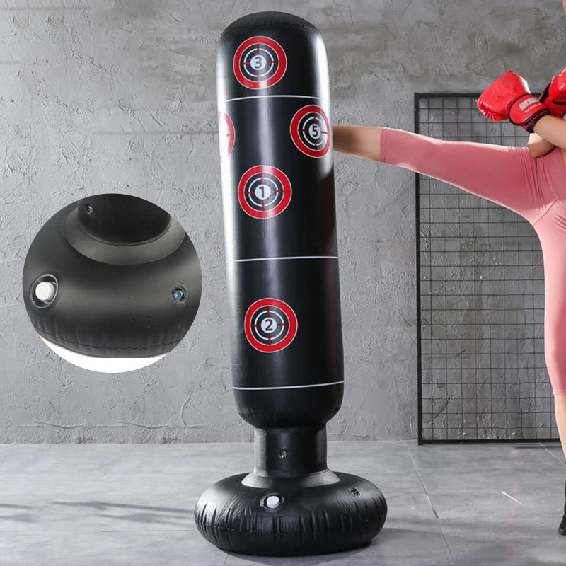 Inflatable Punching Bag for Adults & Kids