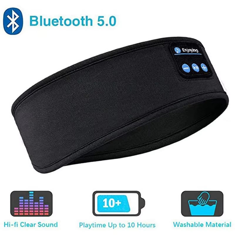 Wireless Bluetooth Headset Sleep Headband – 5.0 Sports Earbuds & Eye Mask Earphones