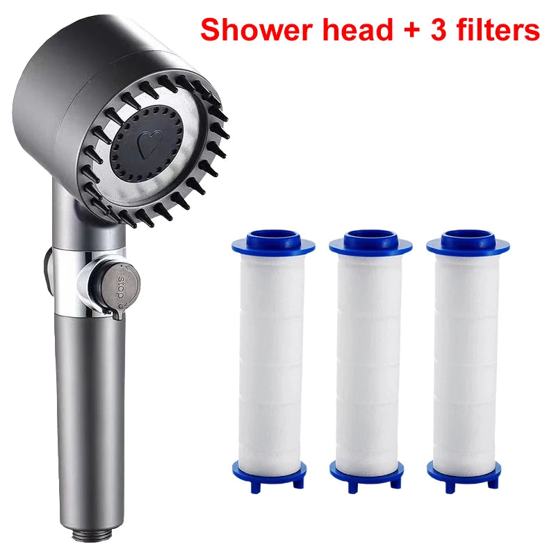 New Pressurized Shower 4 Modes Adjustable 