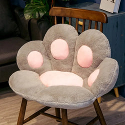  Cat Paw Plush Cushion, Soft Stuffed Floor Seat for Home & Office