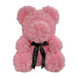 2024 Rose Bear Teddy - 40cm Heart-Shaped Artificial Rose Bear for Women | Perfect Valentine’s Day Gift"