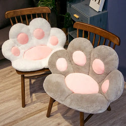  Cat Paw Plush Cushion, Soft Stuffed Floor Seat for Home & Office