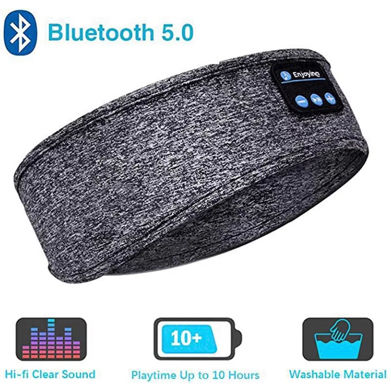 Wireless Bluetooth Headset Sleep Headband – 5.0 Sports Earbuds & Eye Mask Earphones