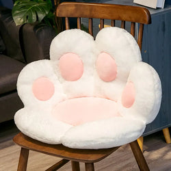  Cat Paw Plush Cushion, Soft Stuffed Floor Seat for Home & Office