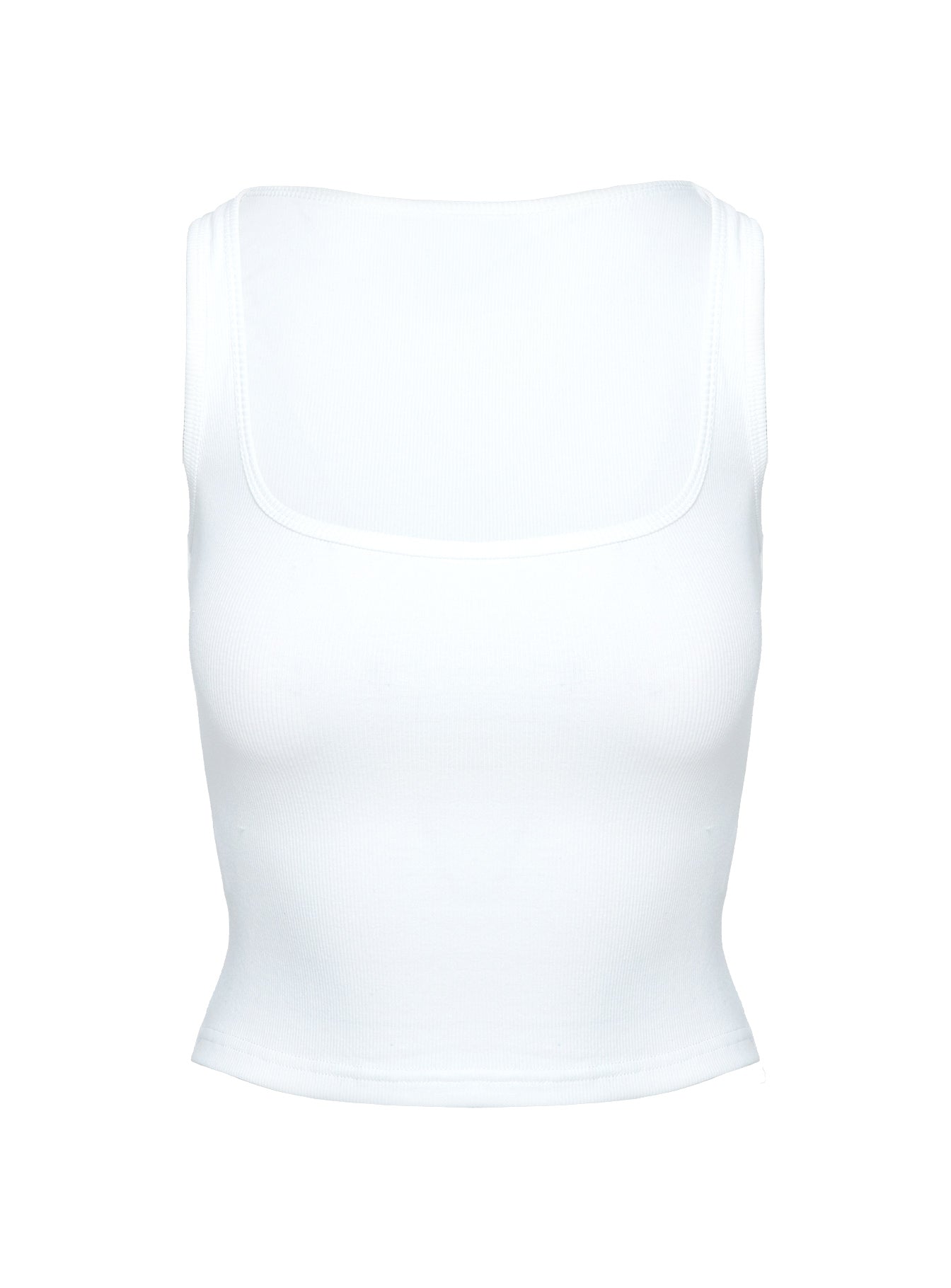 Carmen Square Neck Ribbed Tank