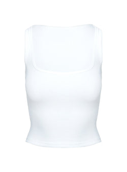 Carmen Square Neck Ribbed Tank