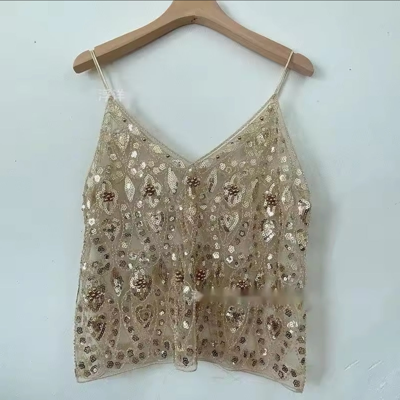 2025 Aldrix Sequin Bead Tank Top