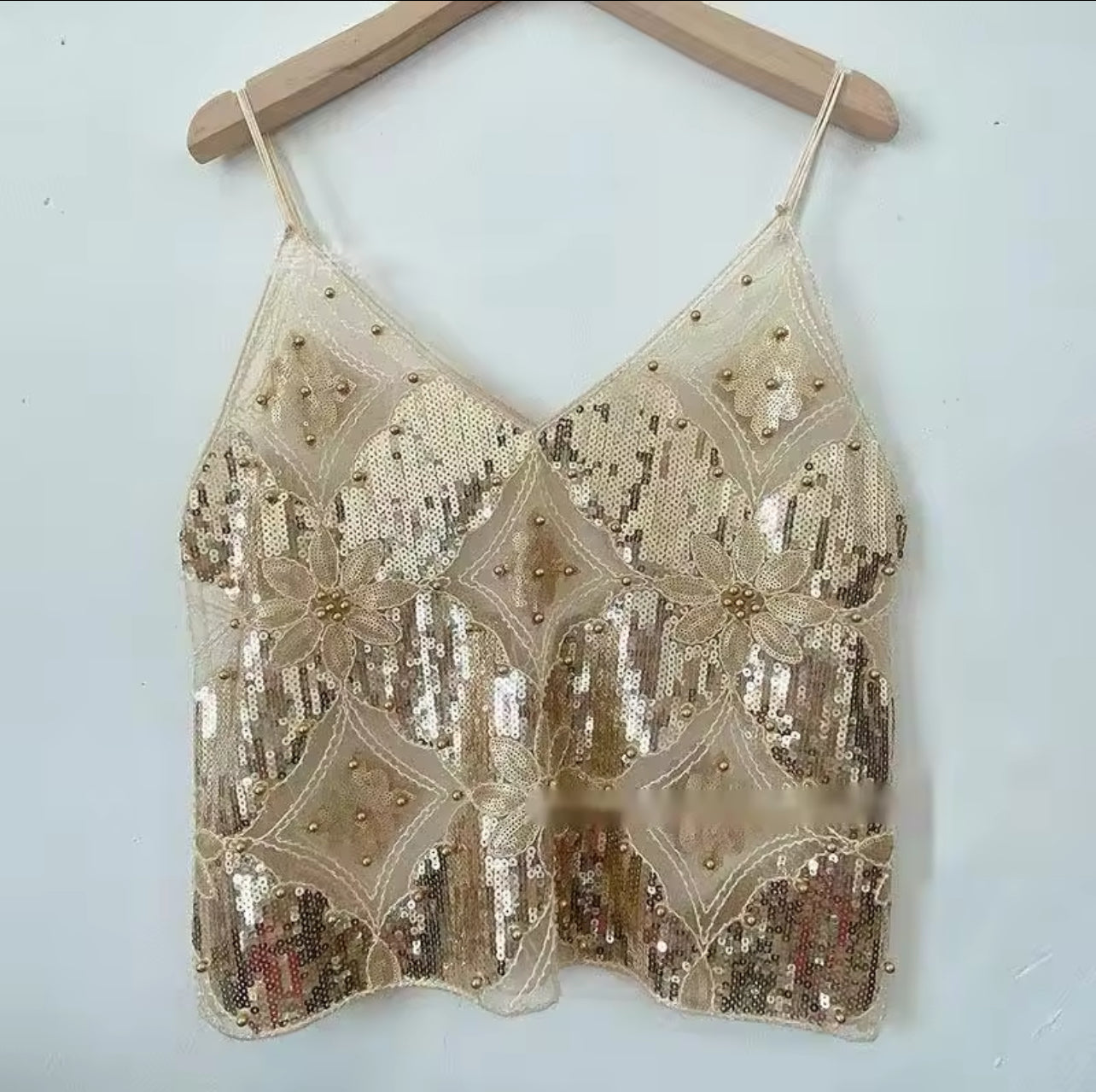 2025 Aldrix Sequin Bead Tank Top