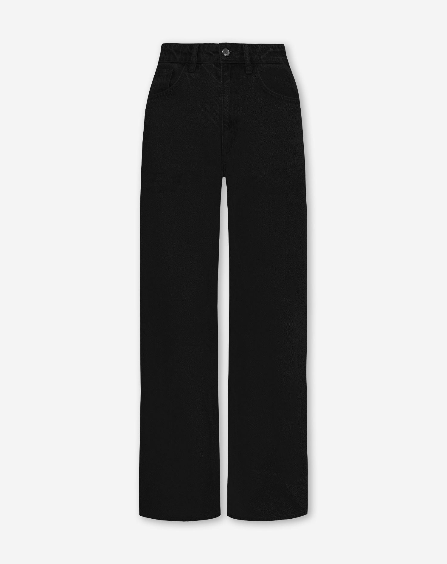 WIDE LEG BLACK JEANS