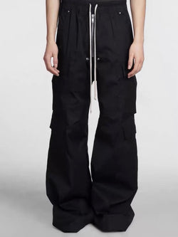 Rave Double Cargo Pants - Black