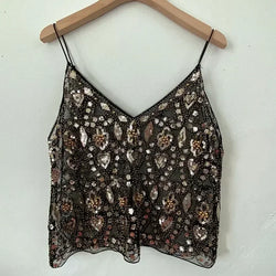 2025 Aldrix Sequin Bead Tank Top