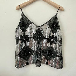 2025 Aldrix Sequin Bead Tank Top