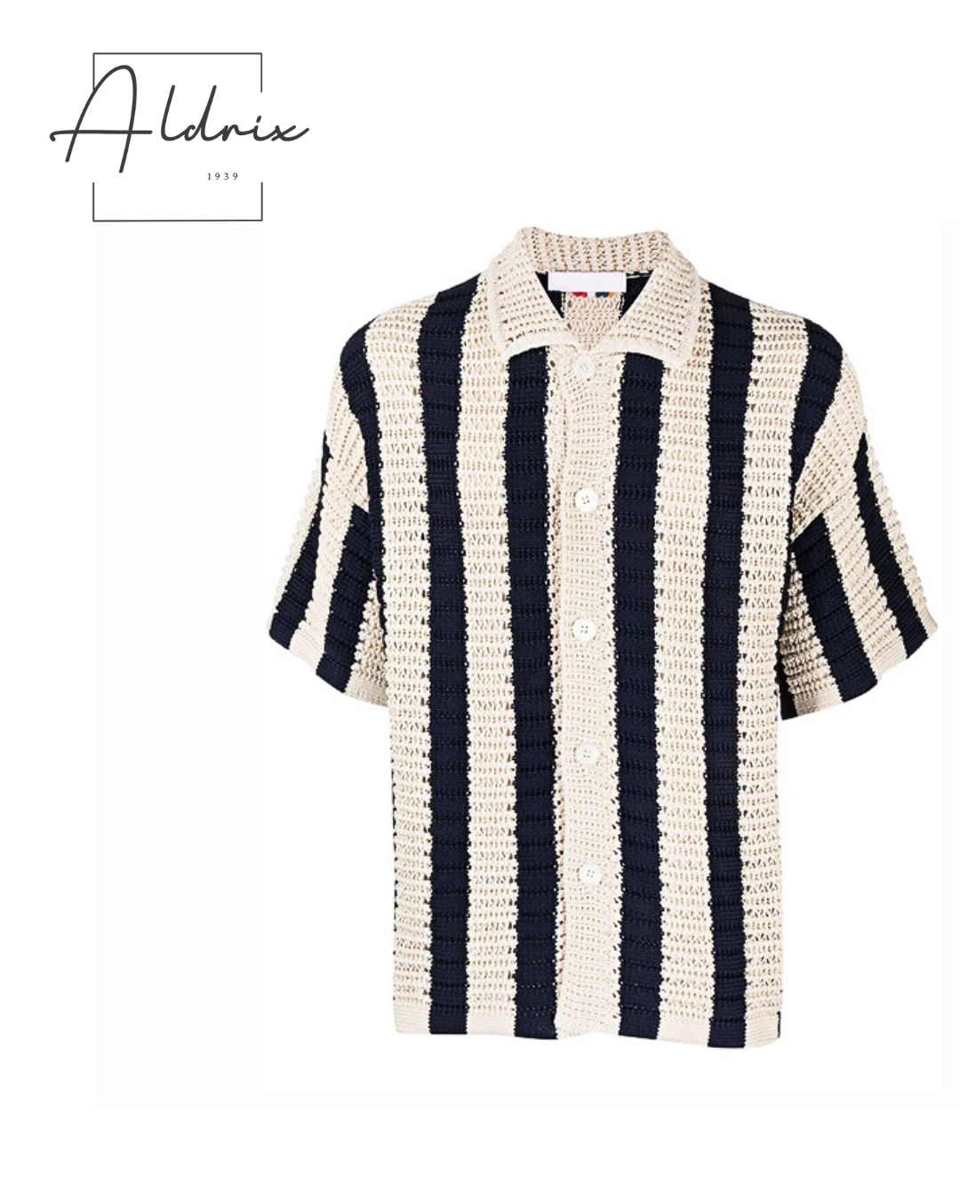 ALDRIX "Knit  Striped Top Mens