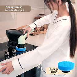 9-In-1 Electric Cleaning Brush Electric Spin Cleaning Scrubber 