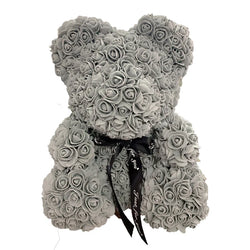 2024 Rose Bear Teddy - 40cm Heart-Shaped Artificial Rose Bear for Women | Perfect Valentine’s Day Gift"