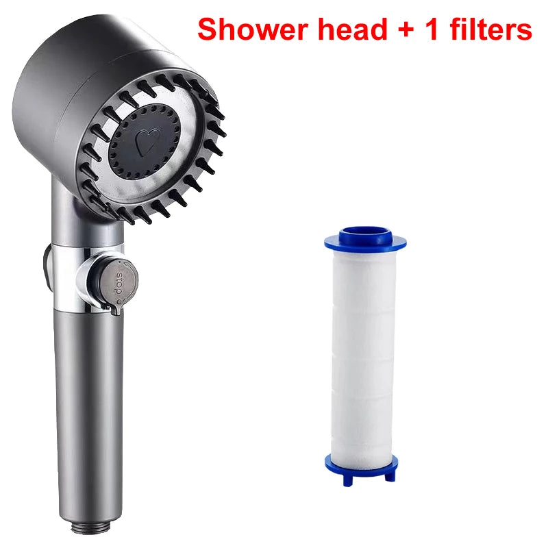 New Pressurized Shower 4 Modes Adjustable 