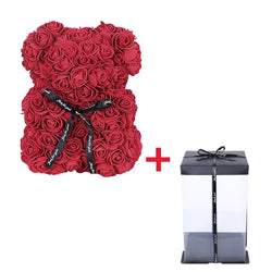 25cm Teddy Rose Bear with Box – Perfect Gift for Valentine’s Day, Mother’s Day & Special Occasions