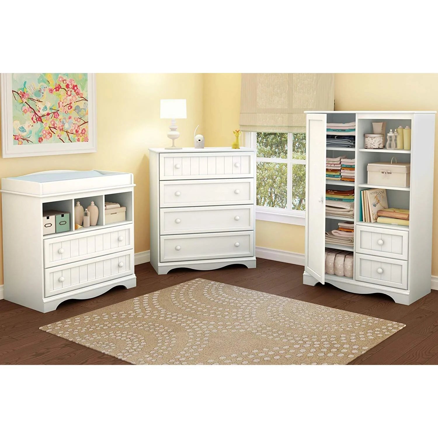 Maykoosh Mediterranean Mastery Changing Table with Storage Drawers