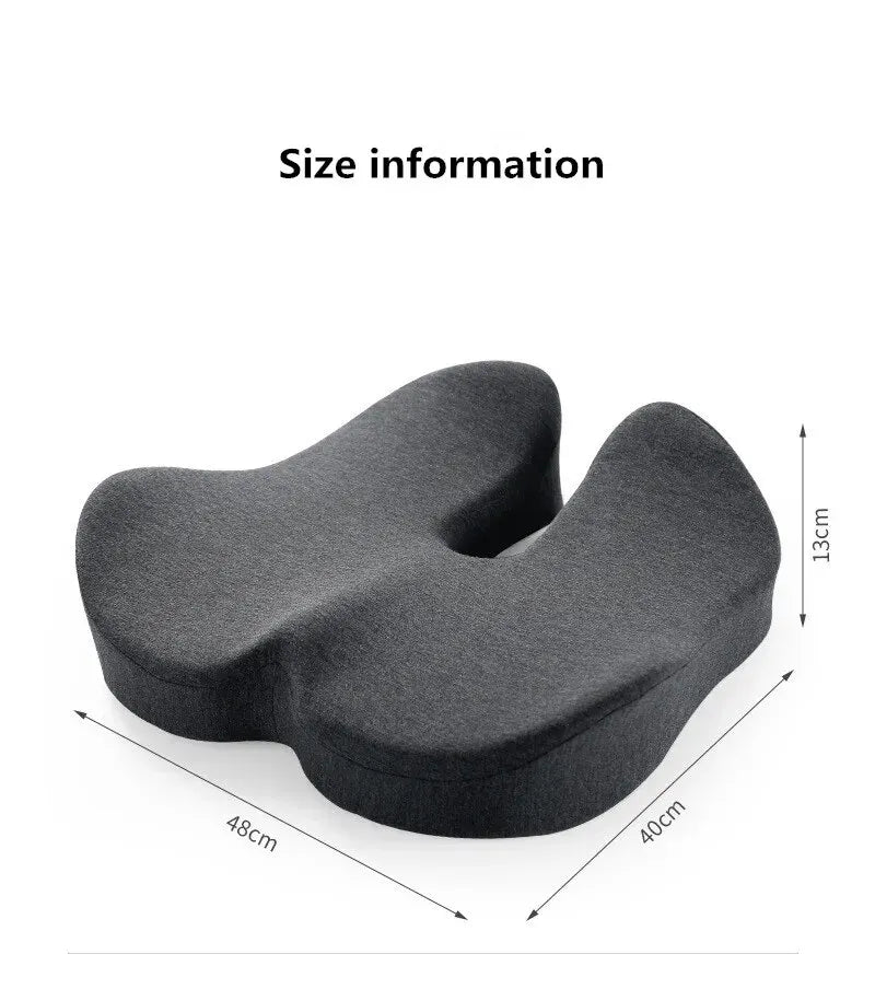 Rebound Memory Foam Office Chair Cushion for Women – Orthopedic Tailbone & Pelvis Support